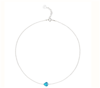 Collana Rosso Prezioso Donna Semino d'Amore in Argento 00405SE/B BLU CICLADI